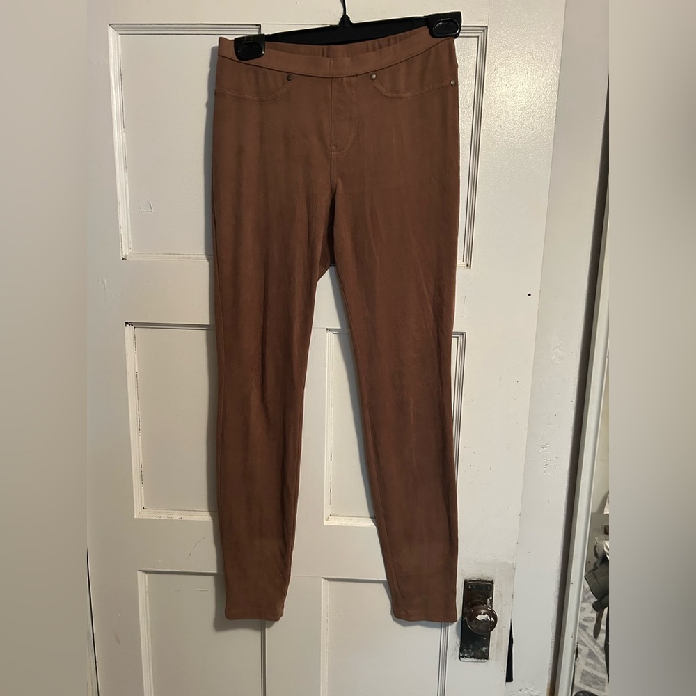 HUE Women's Tan Leggings